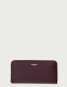 Lacoste портфейл дамски от кожа бордо NF5097PH