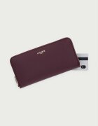 Lacoste портфейл дамски от кожа бордо NF5097PH