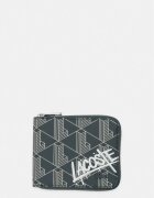 Lacoste портфейл мъжки от имитация на кожа зелен NH5315BG