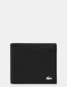 Lacoste портфейл мъжки от кожа черен NH1112FG