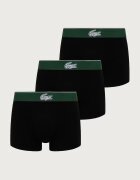 Lacoste прилепнали боксерки мъжки от памук с еластан 3 броя черни 5H0925