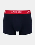 Lacoste прилепнали боксерки мъжки от памук с еластан 3 броя тъмносини 5H1297