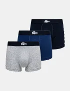 Lacoste прилепнали боксерки мъжки с памук 3 броя тъмносини 5H1291