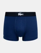 Lacoste прилепнали боксерки мъжки с памук 3 броя тъмносини 5H1291