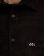Lacoste риза мъжка от джинс кафява CH3346