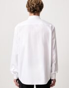 Lacoste риза тип Оксфорд от памук бяла с изчистена шарка CH8729
