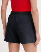 Lacoste спортен къс панталон дамски от памук тъмносин GF6901