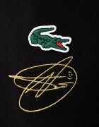 Lacoste спортен панталон мъжки с памук x Novak Djokovic черен със стандартна талия XH3082