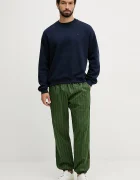 Lacoste Спортен панталон мъжки в зелено с десен XH8908
