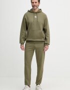 Lacoste спортен панталон от памук зелен със стандартна талия XH2724