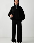 Lacoste суичър от памук черен SH7759