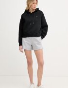 Lacoste суичър с качулка дамски с памук черен SF0048