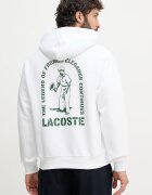 Lacoste суичър с качулка мъжки от памук бял SH1371