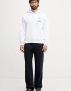 Lacoste суичър с качулка мъжки от памук бял SH1371