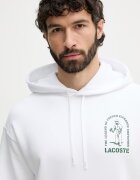 Lacoste суичър с качулка мъжки от памук бял SH1371