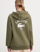Lacoste суичър с качулка от памук зелен SH2740