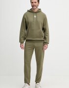 Lacoste суичър с качулка от памук зелен SH2740