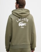 Lacoste суичър с качулка от памук зелен SH2740