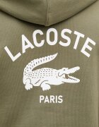 Lacoste суичър с качулка от памук зелен SH2740