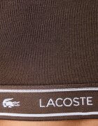 Lacoste сутиен от памук с еластан кафяв IF8166