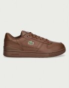 Lacoste T-CLIP SET маратонки мъжки от кожа кафяви 52SMA0040
