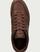 Lacoste T-CLIP SET маратонки мъжки от кожа кафяви 52SMA0040