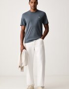 Lacoste тениска basic мъжка от памук синя TH7318