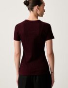 Lacoste тениска дамска от памук бордо TF5538