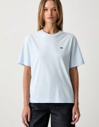 Lacoste тениска дамска от памук синя TF7215