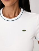 Lacoste тениска дамска с памук бежова TF5289