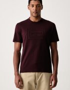 Lacoste тениска мъжка от памук бордо TH0794