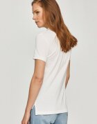 Lacoste тениска с яка дамска от памук бяла PF7839
