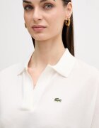 Lacoste Тениска с яка дамска в бяло PF1123