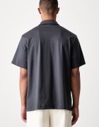 Lacoste тениска с яка мъжка от памук сива DH5928
