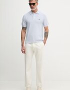Lacoste тениска с яка мъжка памучна синя AH1043