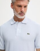 Lacoste тениска с яка мъжка памучна синя AH1043