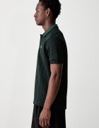 Lacoste тениска с яка мъжка зелена DH1417