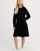 Lacoste Вълнена рокля в тъмносиньо къса разкроена EF4161