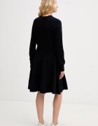 Lacoste Вълнена рокля в тъмносиньо къса разкроена EF4161