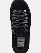 Lacoste Велурени маратонки Baseshot Winter Sneakers в тъмносиньо 50SFA0041