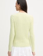 Lacoste жилетка дамска с памук зелена AF9872