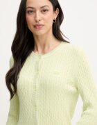 Lacoste жилетка дамска с памук зелена AF9872