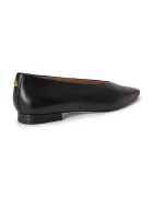 Lauren Ralph Lauren балеринки от кожа Audri черни 802P18411002