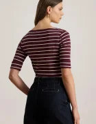 Lauren Ralph Lauren Блуза с дълги ръкави дамска в бордо 200P03723