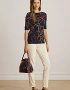 Lauren Ralph Lauren Блуза с дълги ръкави дамска в тъмносиньо 200P03722