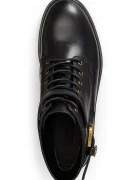 Lauren Ralph Lauren боти челси дамски от кожа Allyson Logo черни 802P12046001