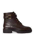 Lauren Ralph Lauren боти челси дамски от кожа Allyson Logo кафяви 802P12046003