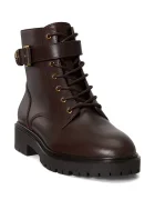 Lauren Ralph Lauren боти челси дамски от кожа Allyson Logo кафяви 802P12046003