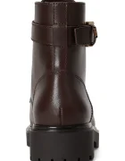 Lauren Ralph Lauren боти челси дамски от кожа Allyson Logo кафяви 802P12046003