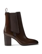 Lauren Ralph Lauren боти челси дамски от кожа Rlyn Bte Hl кафяви 802P12049002